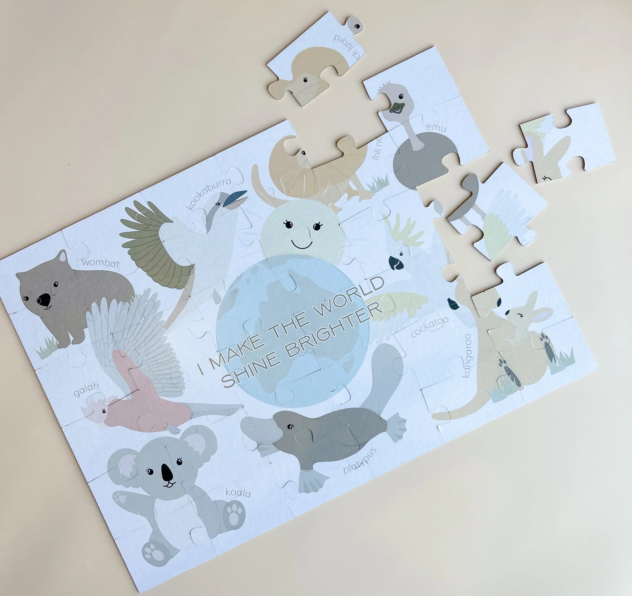 Australian Animals Affirmations Puzzle