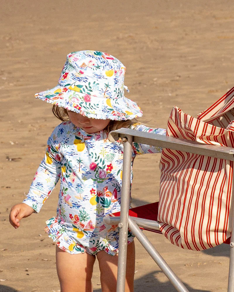 Addison Swim Hat with Quick Release Neck Tie