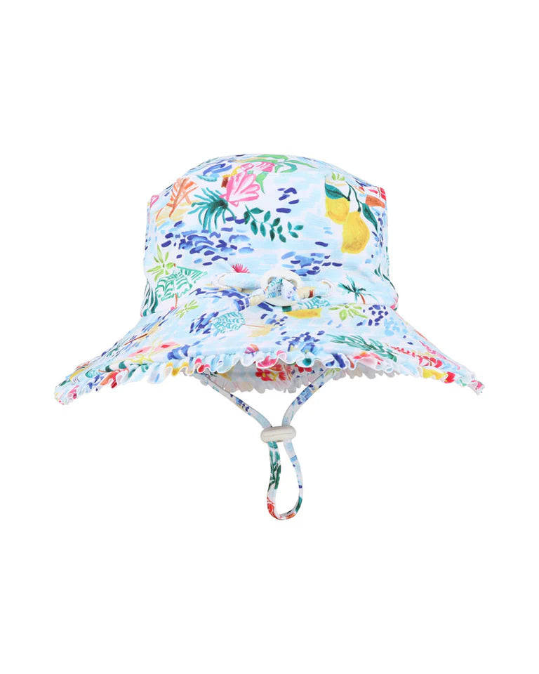 Addison Swim Hat with Quick Release Neck Tie