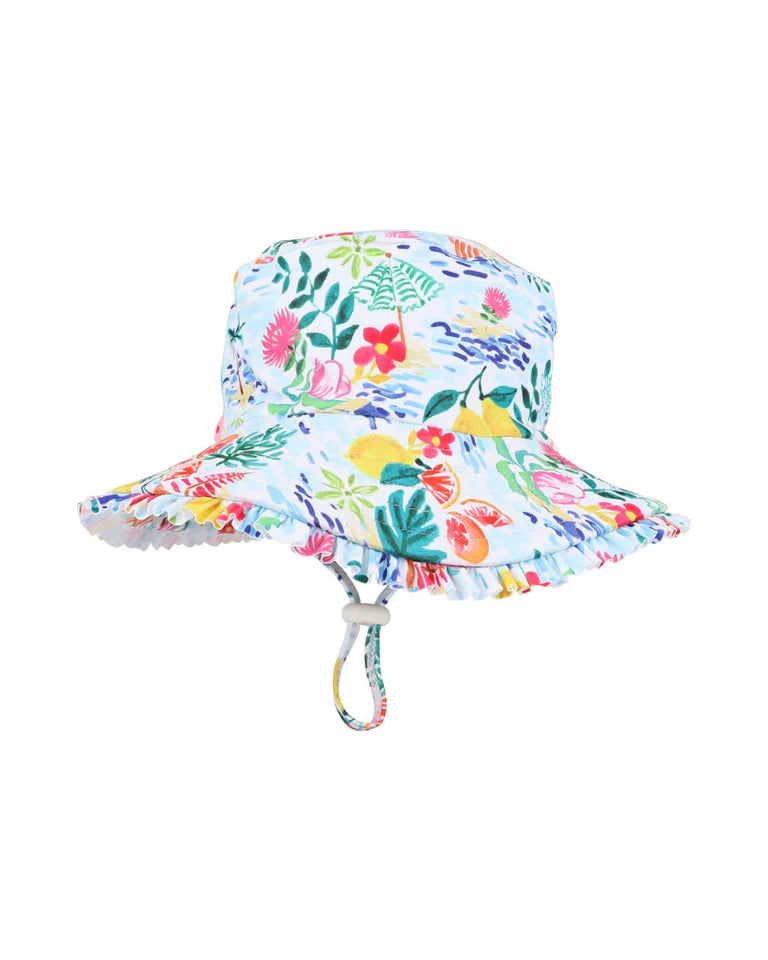 Addison Swim Hat with Quick Release Neck Tie