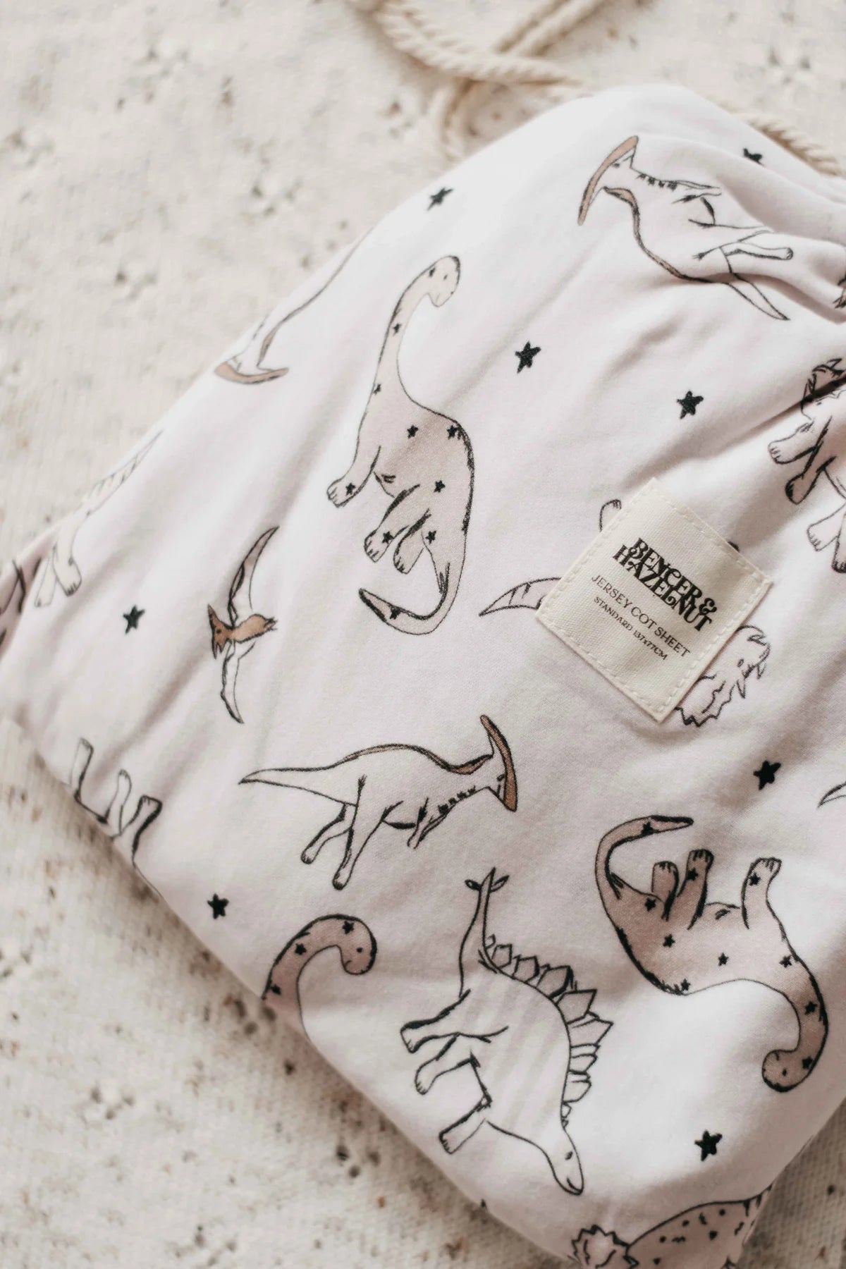 Retrosaurus Jersy Cot Sheet