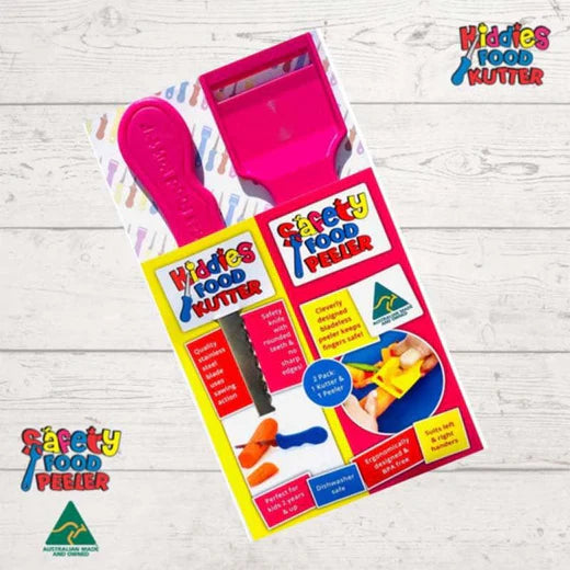 Safety Food Kutter & Safety Food Peeler - Twin Pack