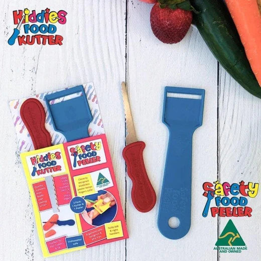 Safety Food Kutter & Safety Food Peeler - Twin Pack