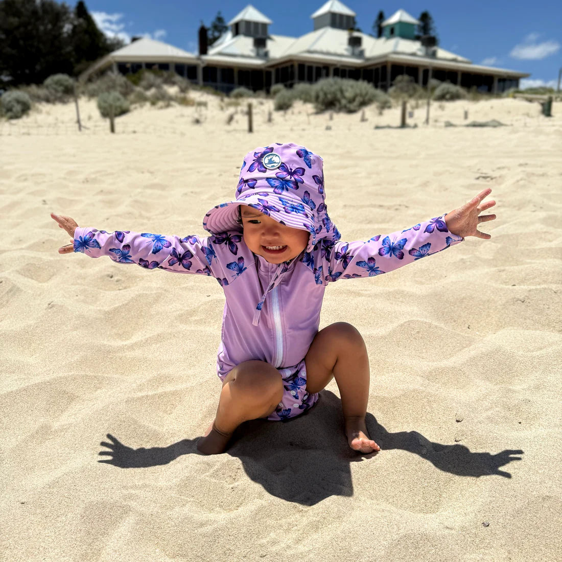 Reusable Swim Nappy & Mini Wet Bag Combo - Butterflies