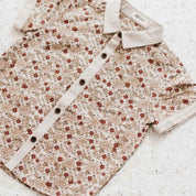 Poinsettia Collared Shirt