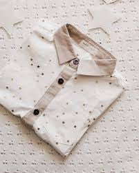 Gold Star Collared Shirt