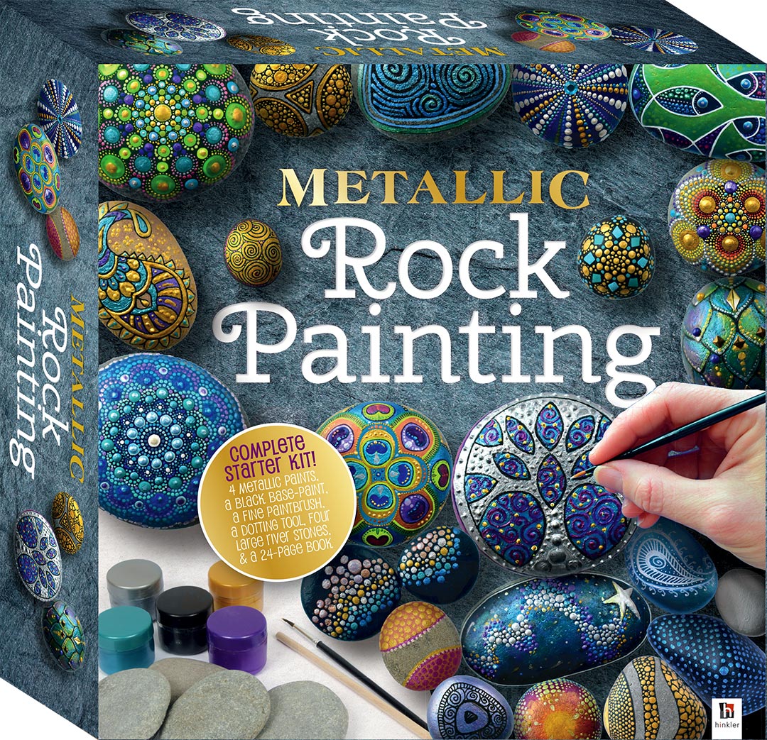 Metallic Rock Painting Kit