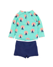 Jarvis Green Long Sleeve Rashie & Trunk Set