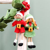Felt Christmas Elves (Pair)