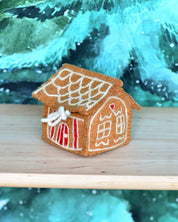 Felt Gingerbread House - Red Door
