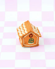 Felt Gingerbread House - Green Windows
