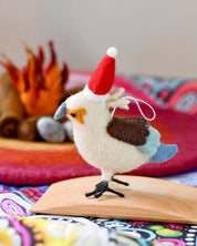 Felt Australian Kookaburra Christmas Ornament