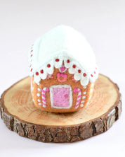 Felt Pink Gingerbread House
