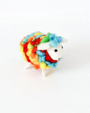 Felt Rainbow Sheep Toy