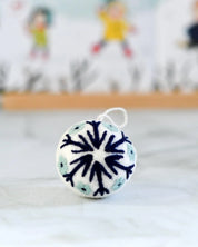 Felt Bauble Christmas Ornament - Snowflake