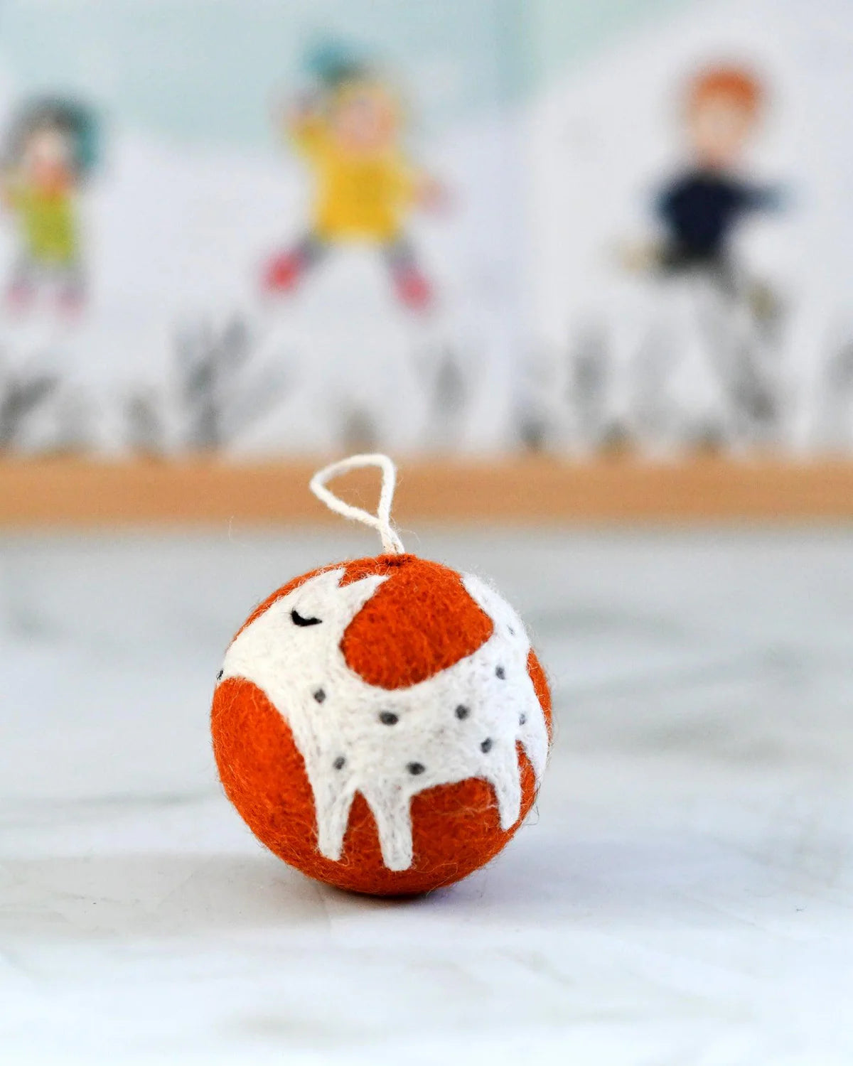 Felt Christmas Bauble Ornament - Deer