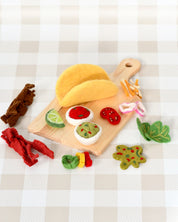 Felt Taco Play Food Set