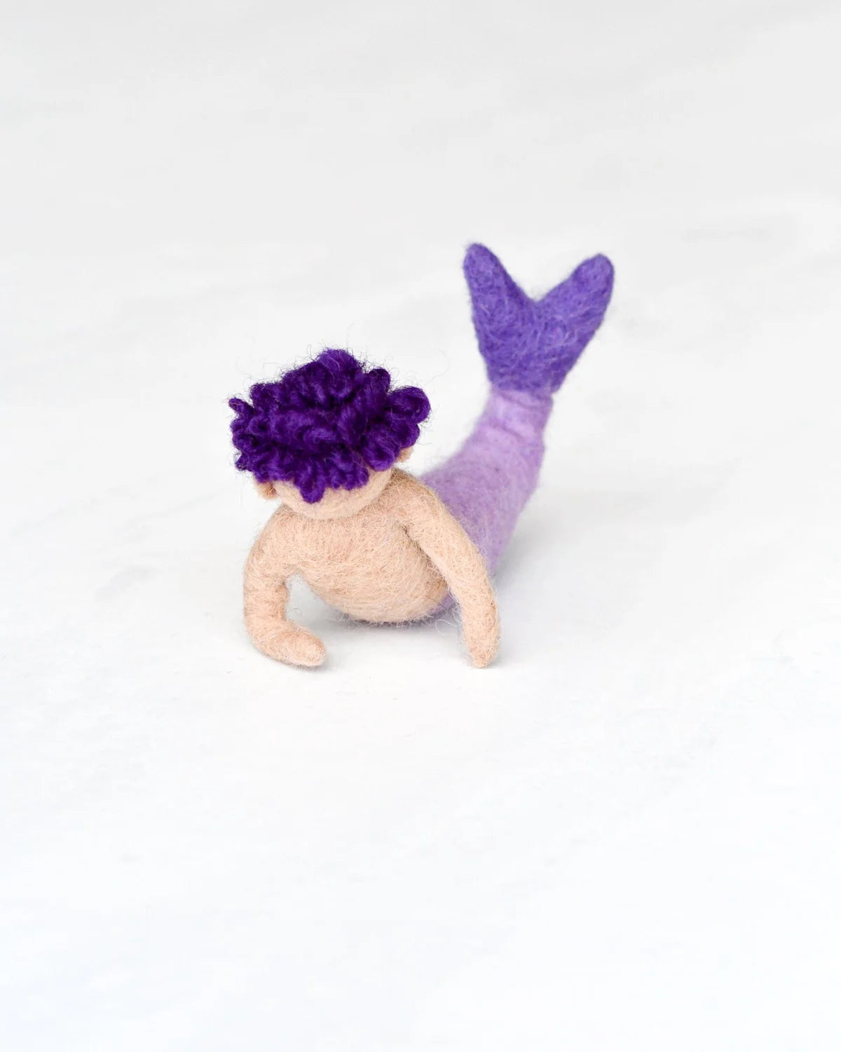 Felt Waldorf Merman - Purple Hair