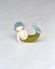Felt Waldorf Merman - Blue Hair