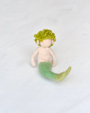 Felt Waldorf Merman - Green Hair