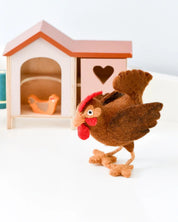 Felt Hen Toy