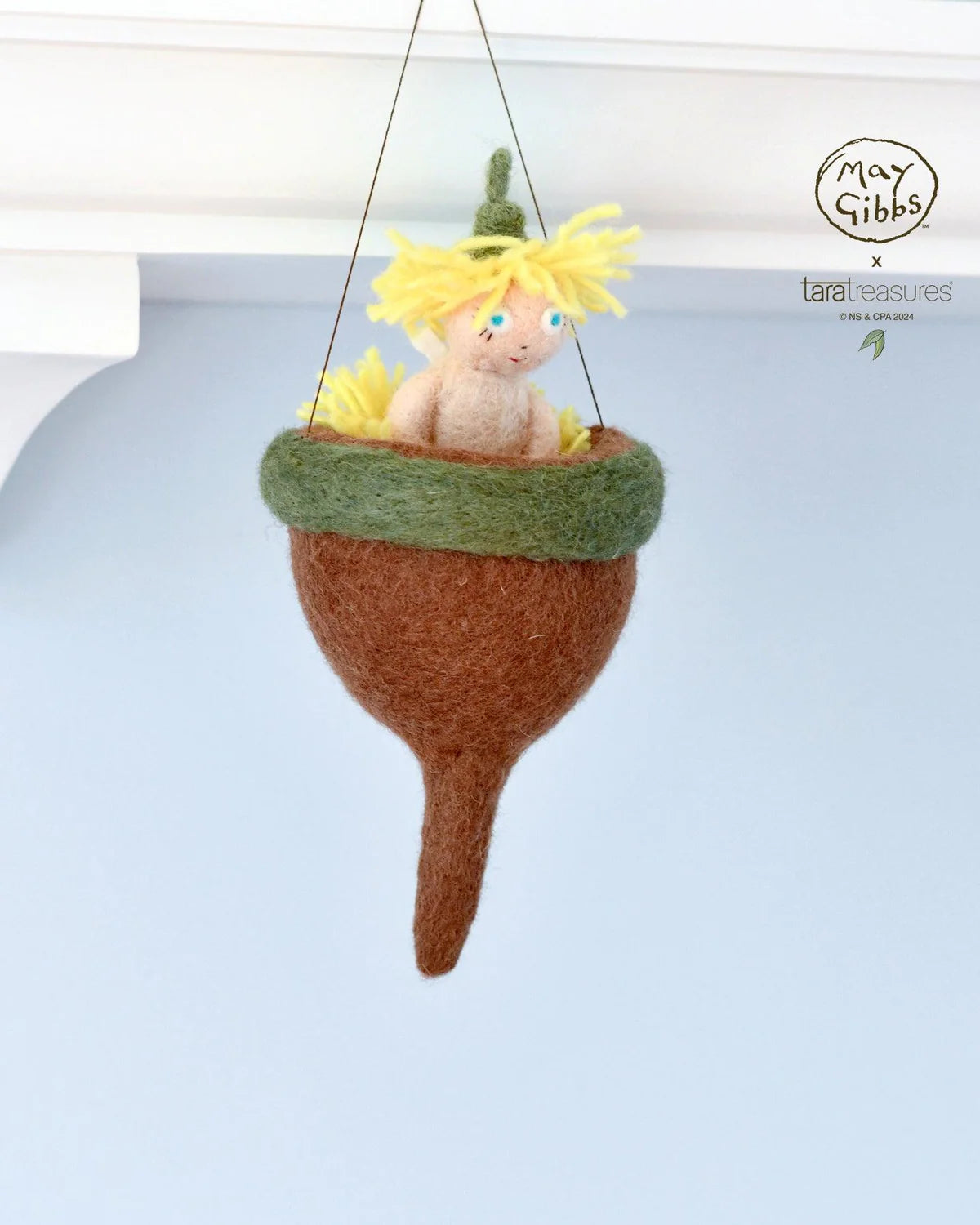 May Gibbs x Tara Treasures - Little Ragged Blossoms Doll with Gum Pod