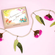 Eucalyptus and Gum Blossoms Garland
