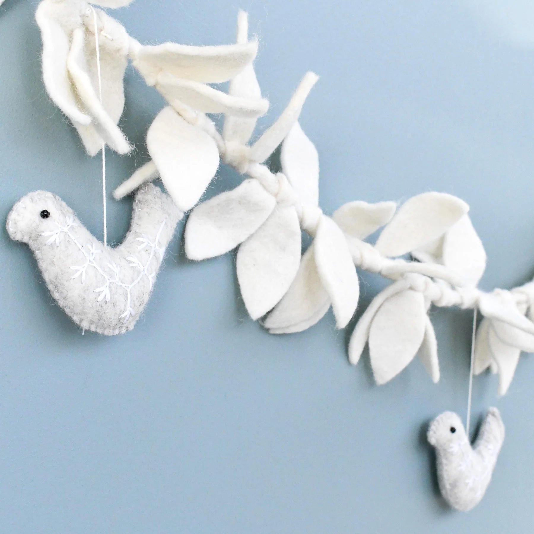 Doves and Leaves Garland