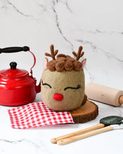 Felt Christmas Reindeer Cake