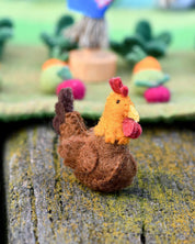 Felt Chicken Farm Animal Toy