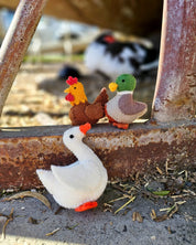 Felt Chicken Farm Animal Toy
