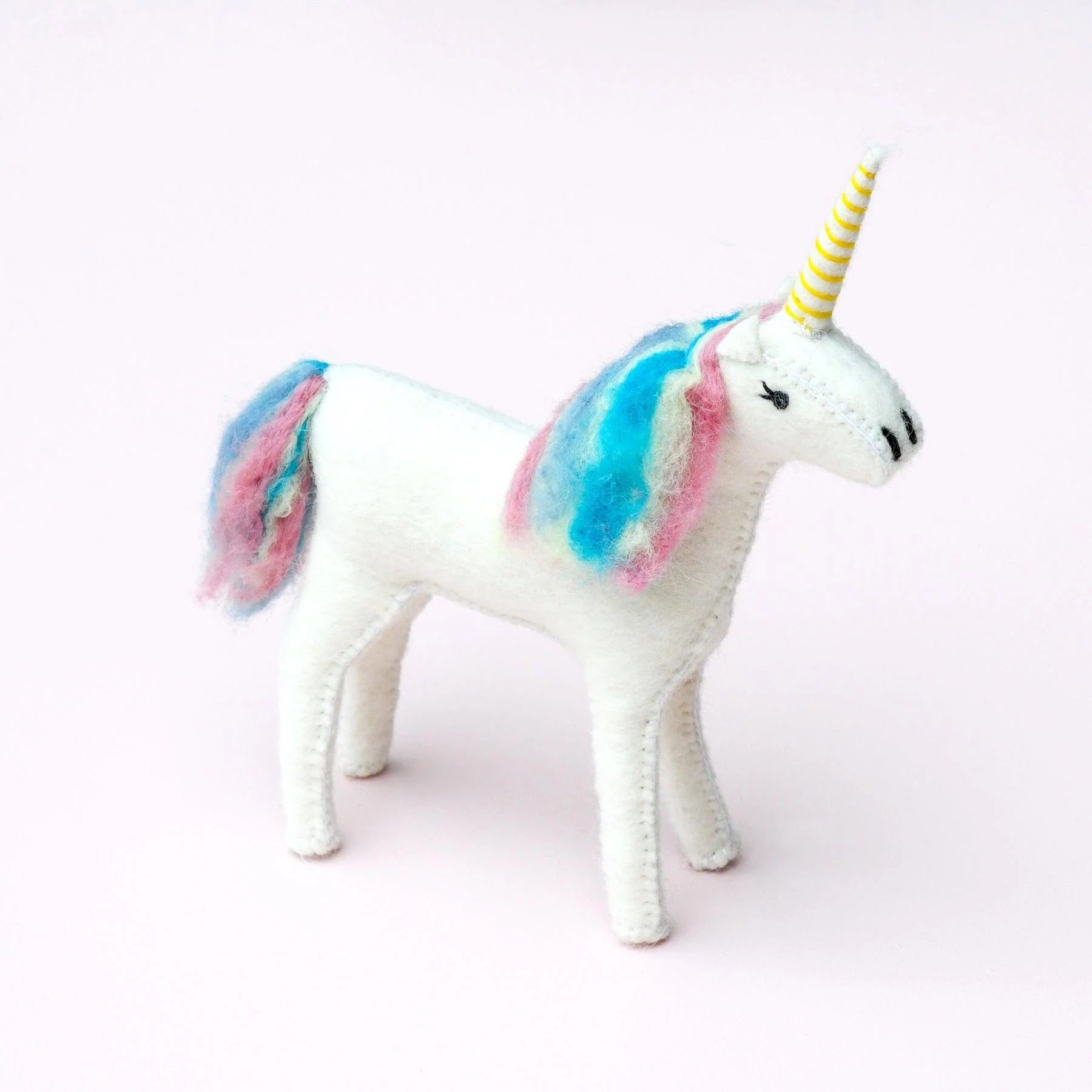 Felt Unicorn Toy - Rainbow
