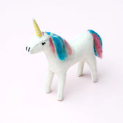 Felt Unicorn Toy - Rainbow