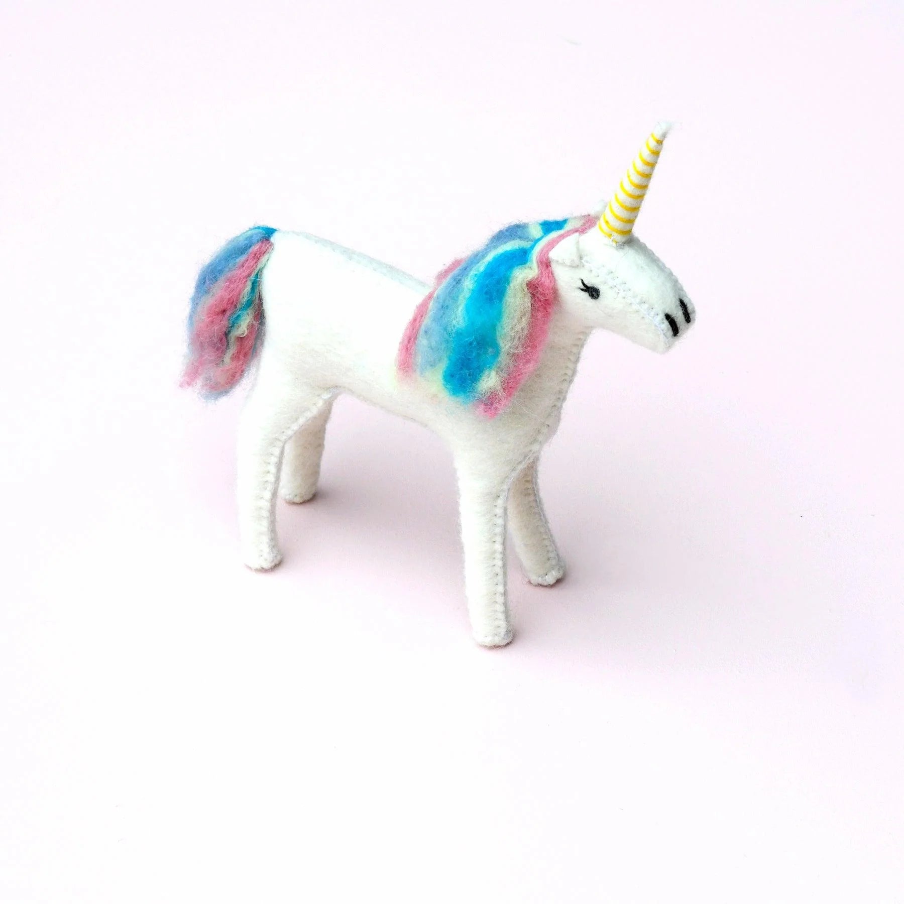 Felt Unicorn Toy - Rainbow