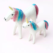 Felt Unicorn Toy - Rainbow