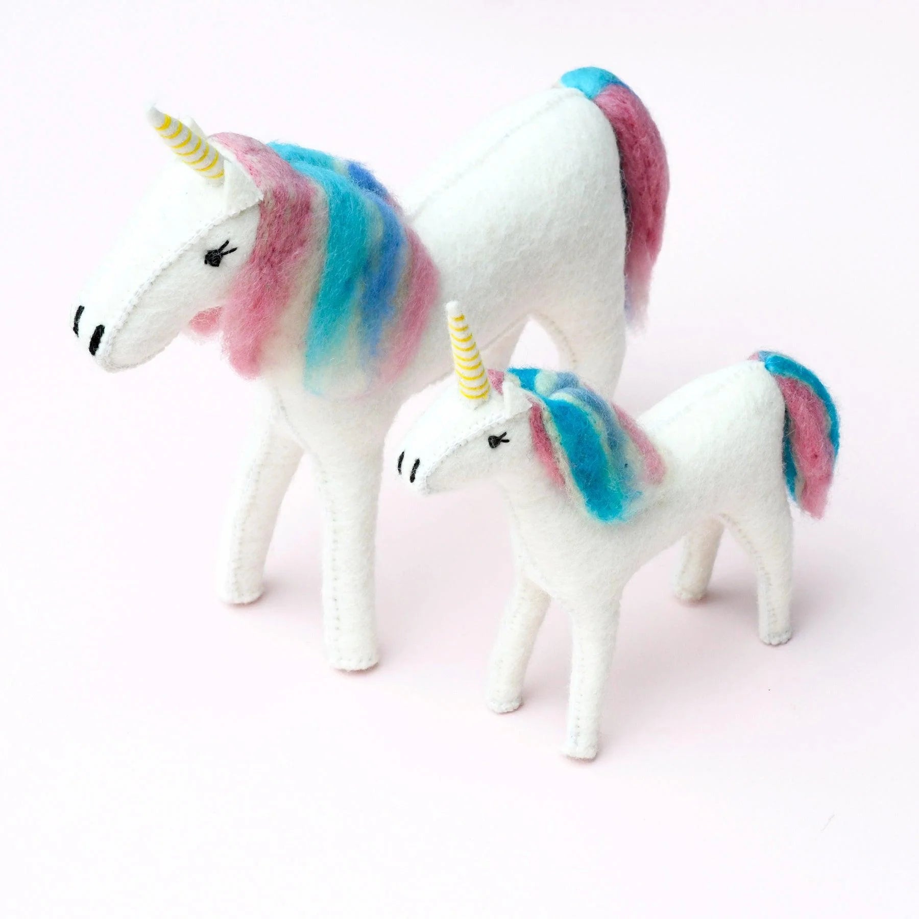 Felt Unicorn Toy - Rainbow