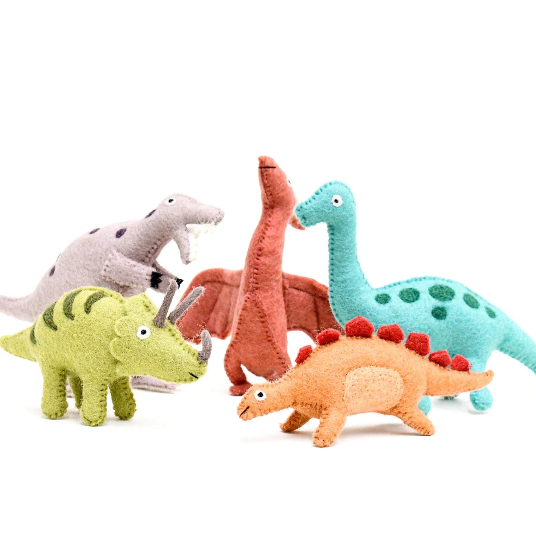 Felt Tyrannosaurus Rex (T Rex) Dinosaur Toy