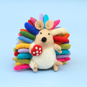 Felt Colourful Rainbow Hedgehog