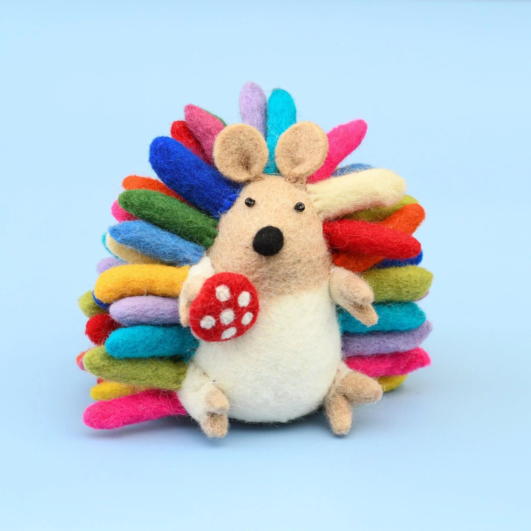 Felt Colourful Rainbow Hedgehog