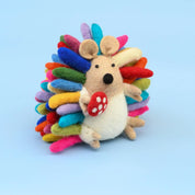 Felt Colourful Rainbow Hedgehog