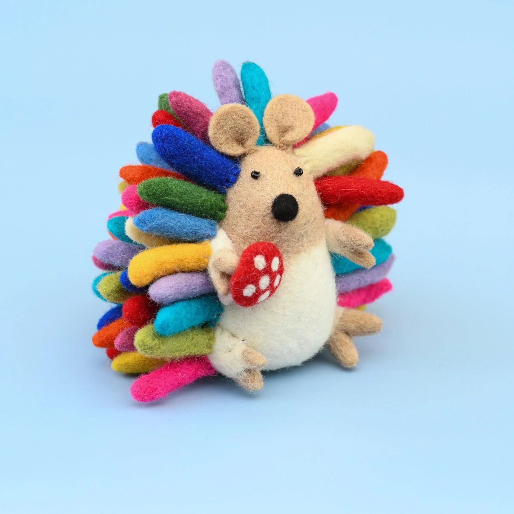 Felt Colourful Rainbow Hedgehog