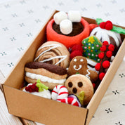 Christmas Felt Play Food Grazing Box (Set A)