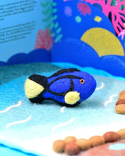 Felt Blue Tang Fish Toy (Coral Reef Fish)