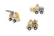 Wooden Wind Up Construction Vehicle
