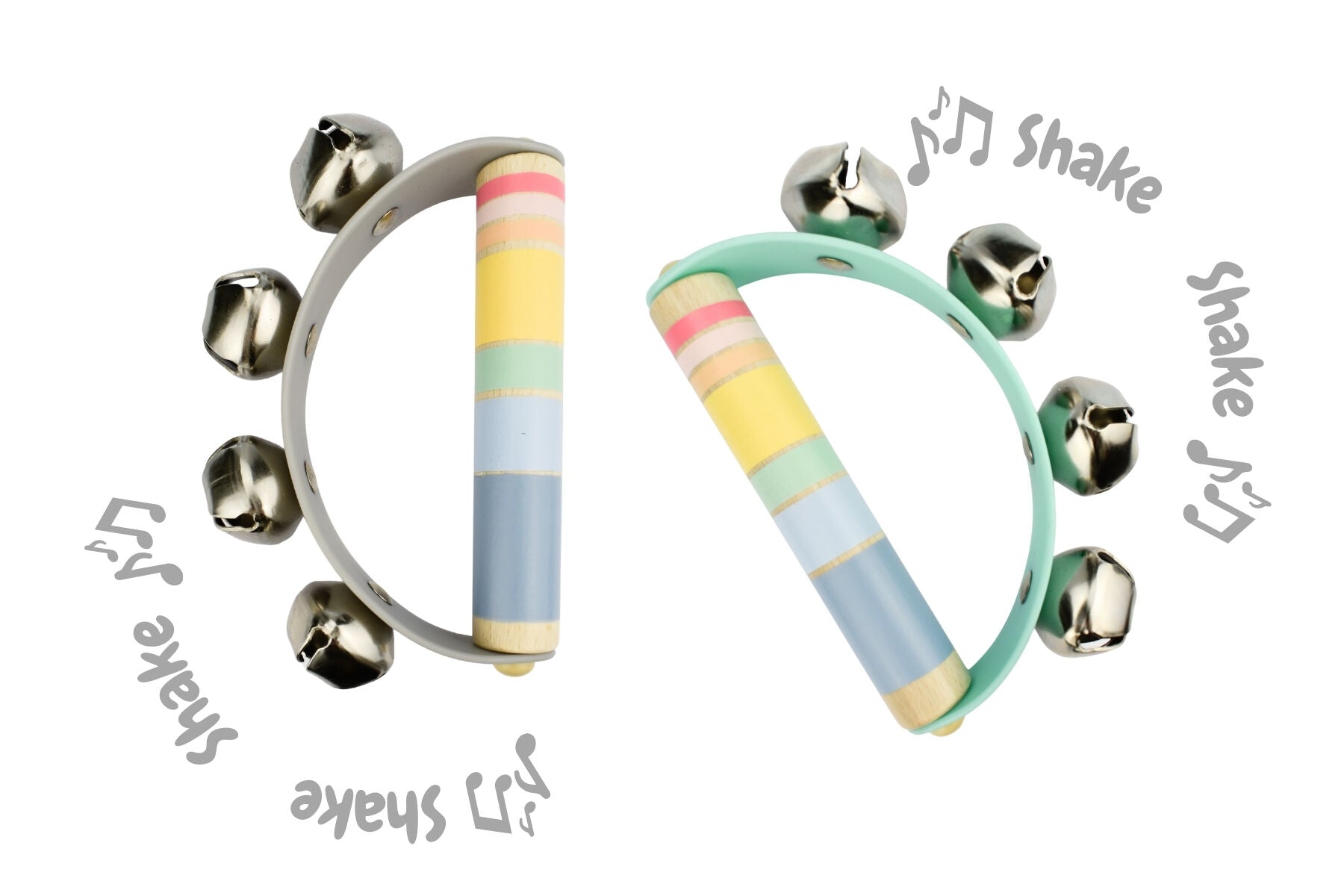 Rainbow Hand Bell Clusters