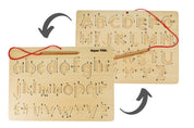 Alphabet tracing board double sided