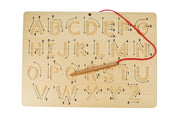 Alphabet tracing board double sided