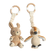 Stroller Toy 2 Pack - Kookaburra and Kangaroo