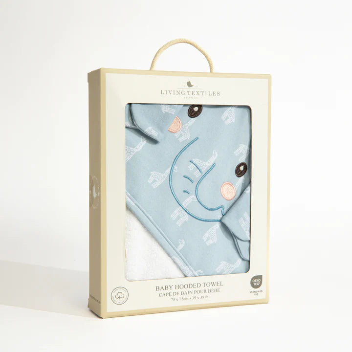 Hooded Towel - Elephant Playtime