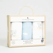 3 Pack Washcloths - Elephant Playtime